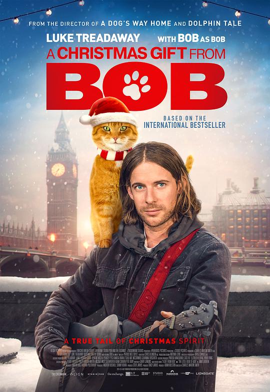 流浪猫鲍勃2：鲍勃的礼物海报剧照